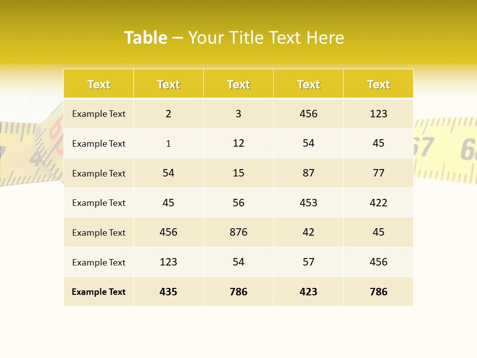 Repair Count Engineering PowerPoint Template