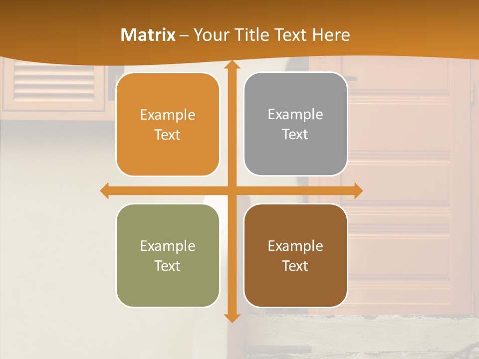 Building Step Entrance PowerPoint Template