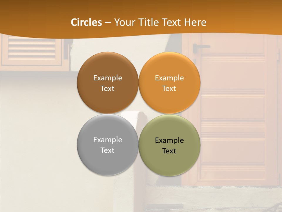 Building Step Entrance PowerPoint Template