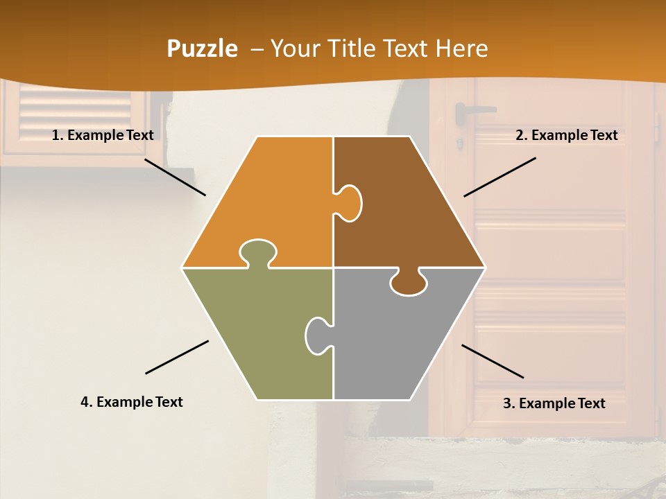 Building Step Entrance PowerPoint Template
