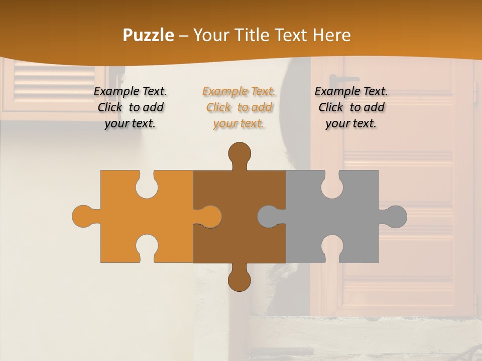 Building Step Entrance PowerPoint Template