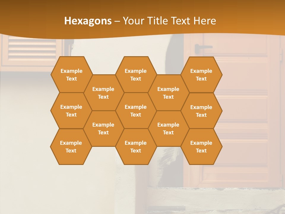 Building Step Entrance PowerPoint Template