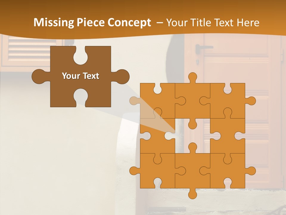 Building Step Entrance PowerPoint Template