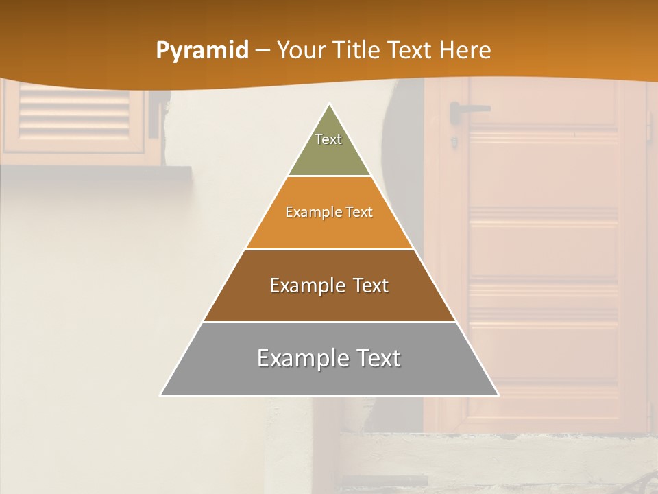 Building Step Entrance PowerPoint Template