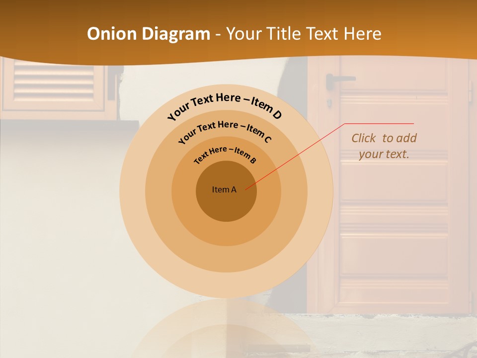 Building Step Entrance PowerPoint Template
