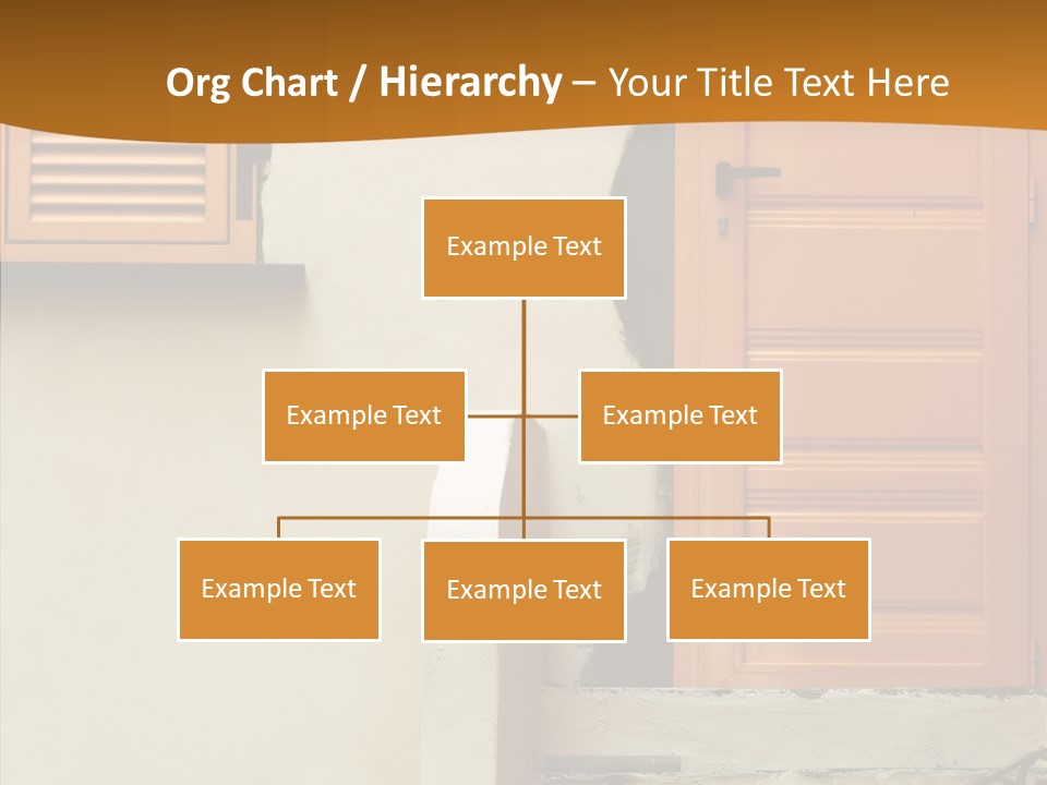 Building Step Entrance PowerPoint Template