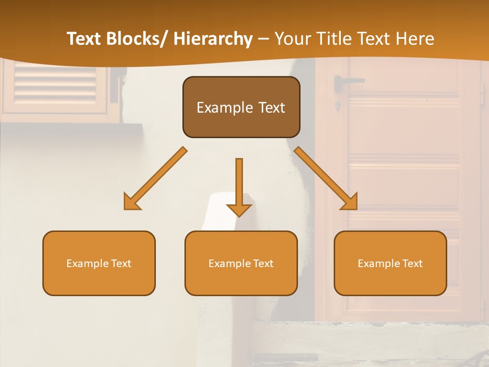 Building Step Entrance PowerPoint Template