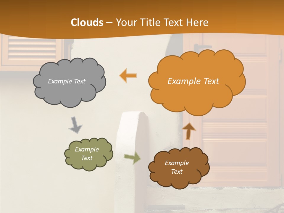 Building Step Entrance PowerPoint Template