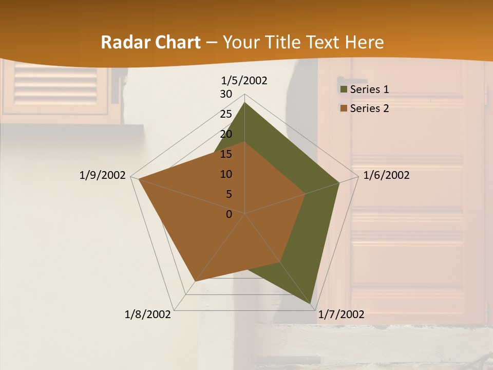 Building Step Entrance PowerPoint Template