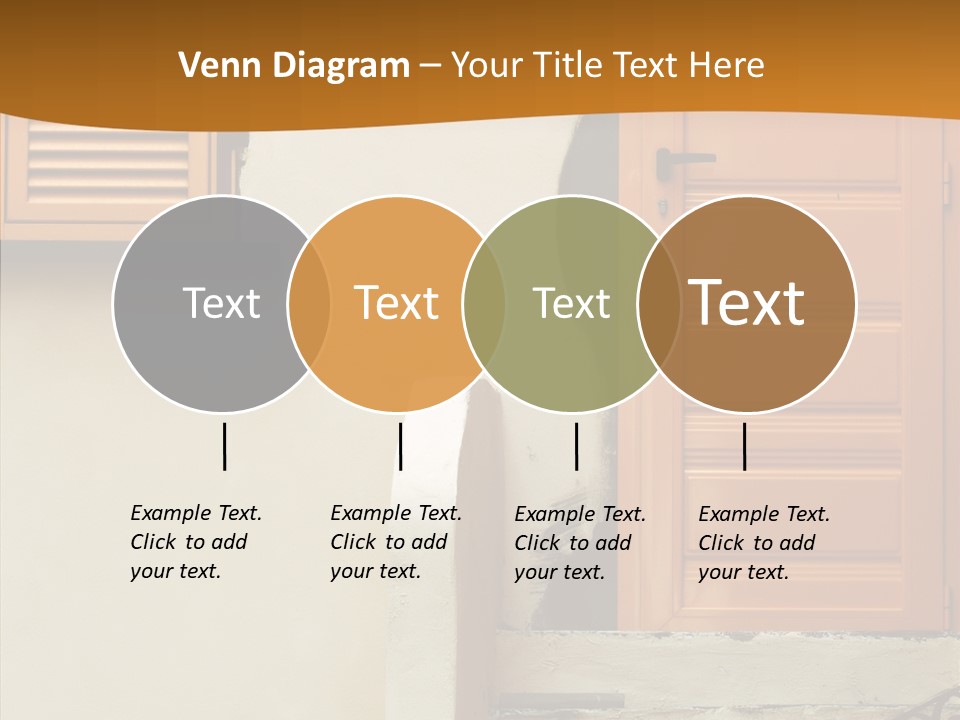 Building Step Entrance PowerPoint Template
