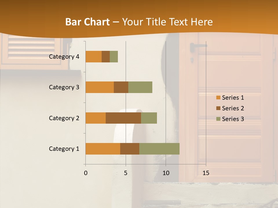 Building Step Entrance PowerPoint Template