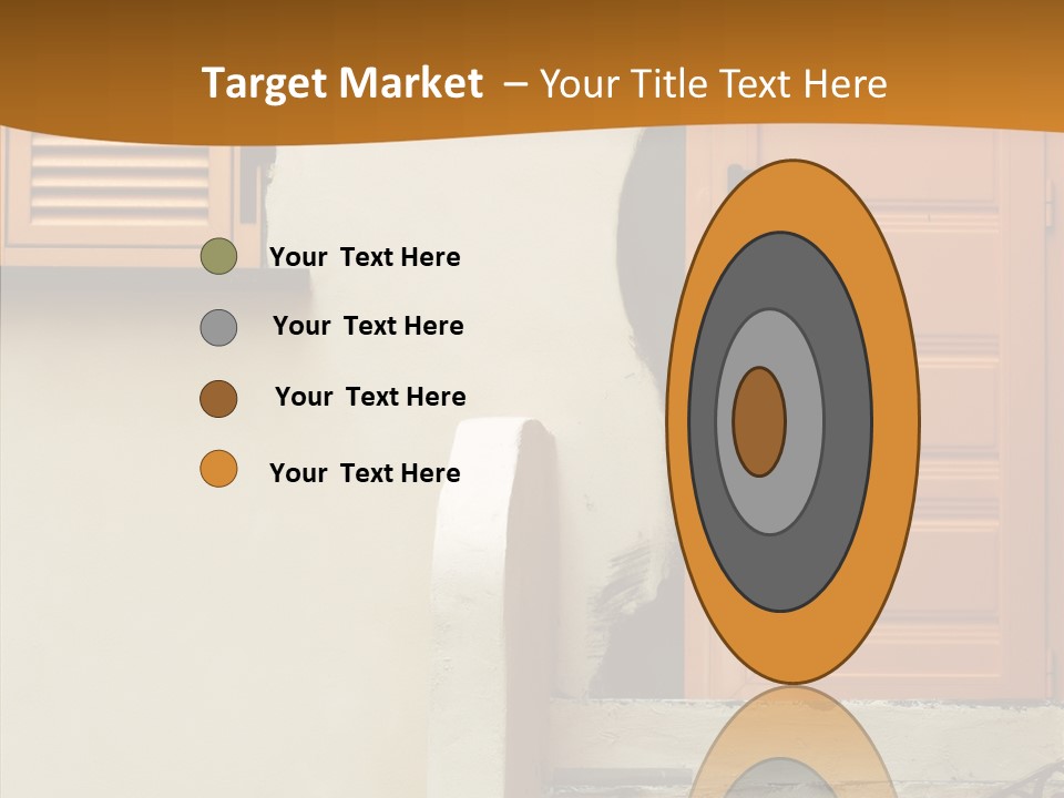 Building Step Entrance PowerPoint Template