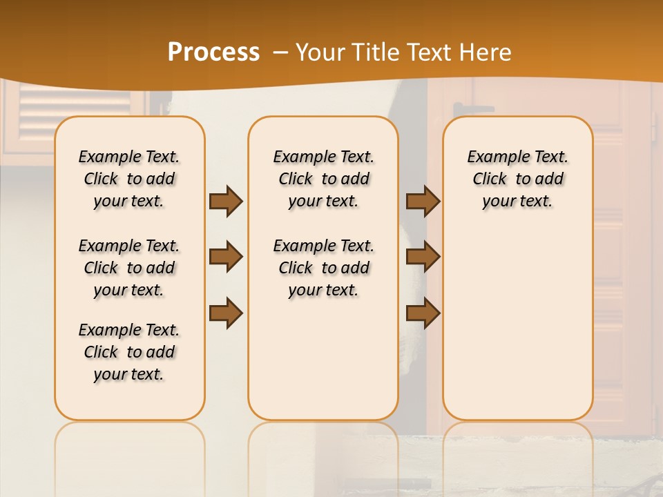Building Step Entrance PowerPoint Template