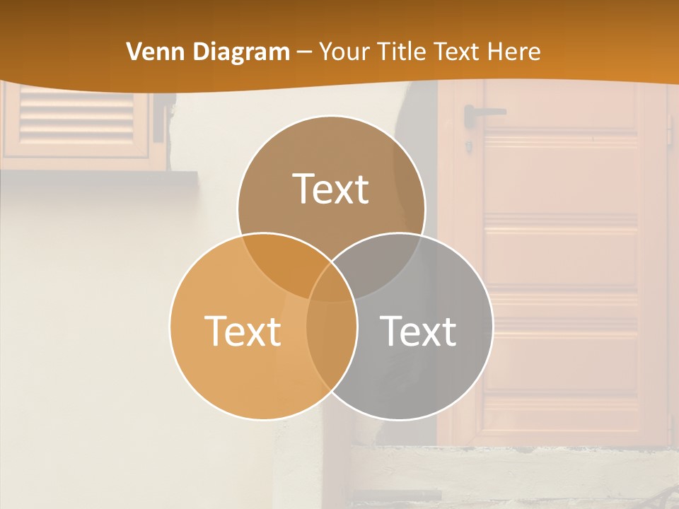 Building Step Entrance PowerPoint Template
