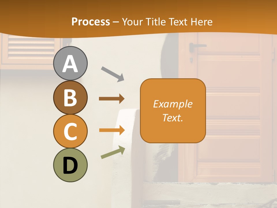 Building Step Entrance PowerPoint Template