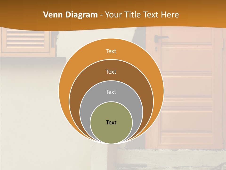Building Step Entrance PowerPoint Template