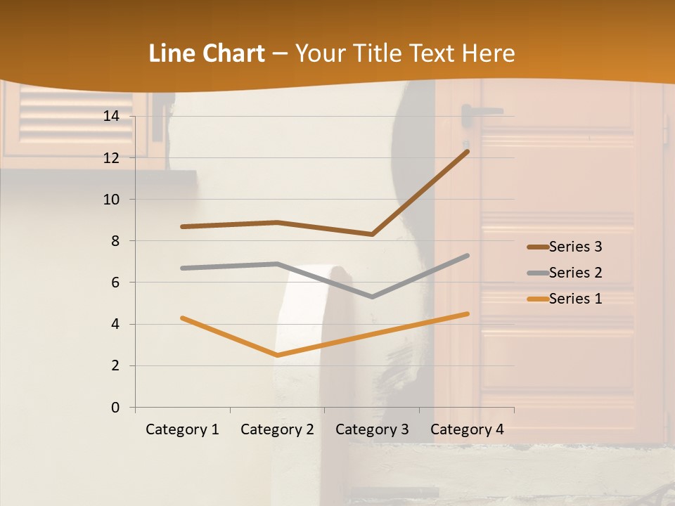 Building Step Entrance PowerPoint Template