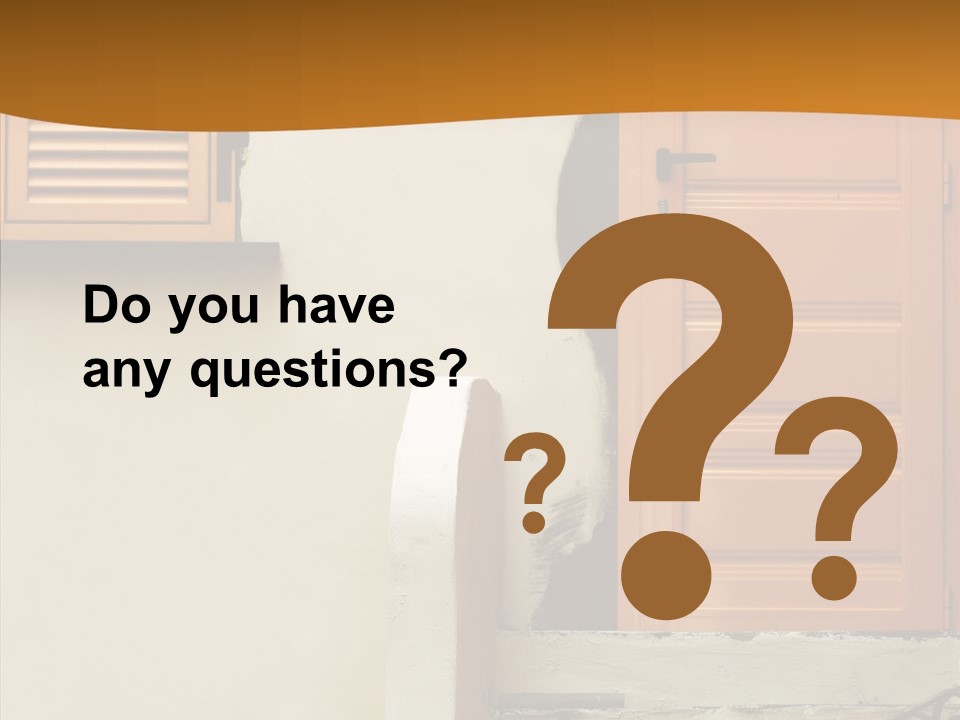 Building Step Entrance PowerPoint Template