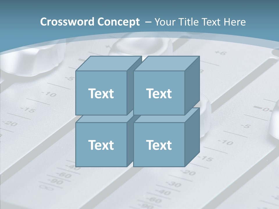 Soundboard Board Slider PowerPoint Template