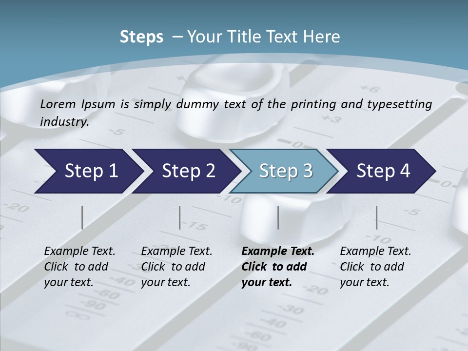 Soundboard Board Slider PowerPoint Template