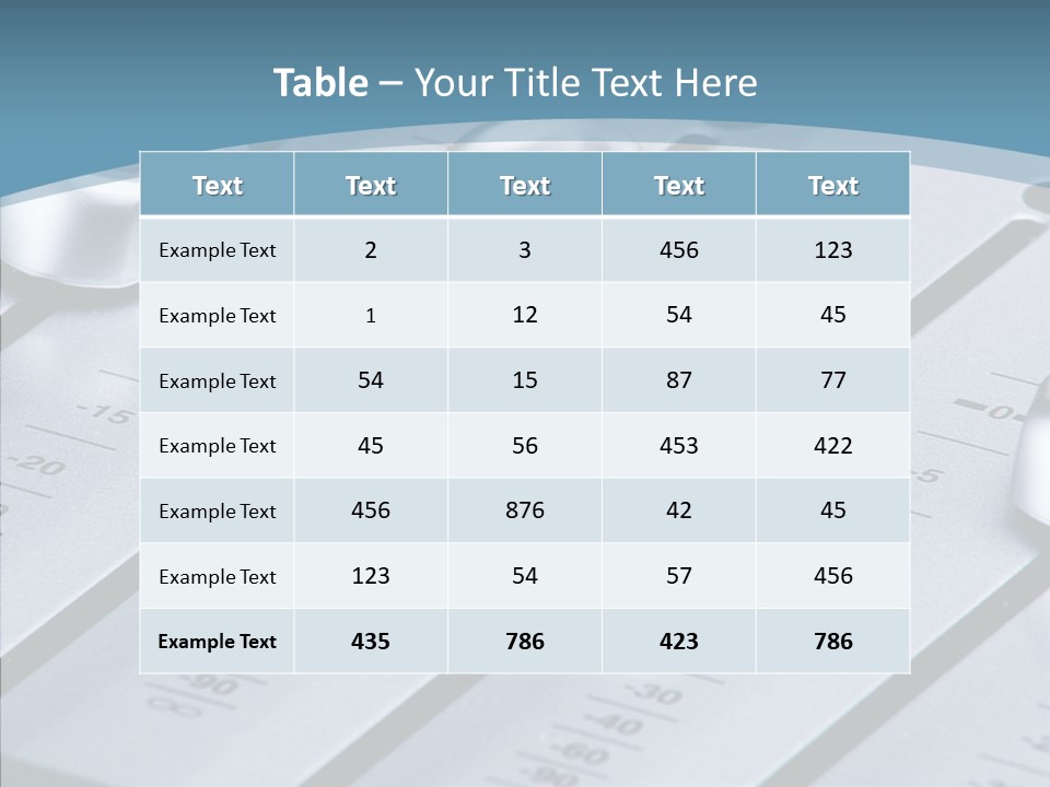 Soundboard Board Slider PowerPoint Template