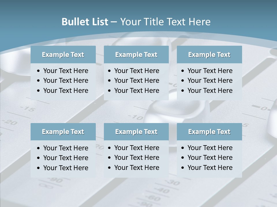 Soundboard Board Slider PowerPoint Template