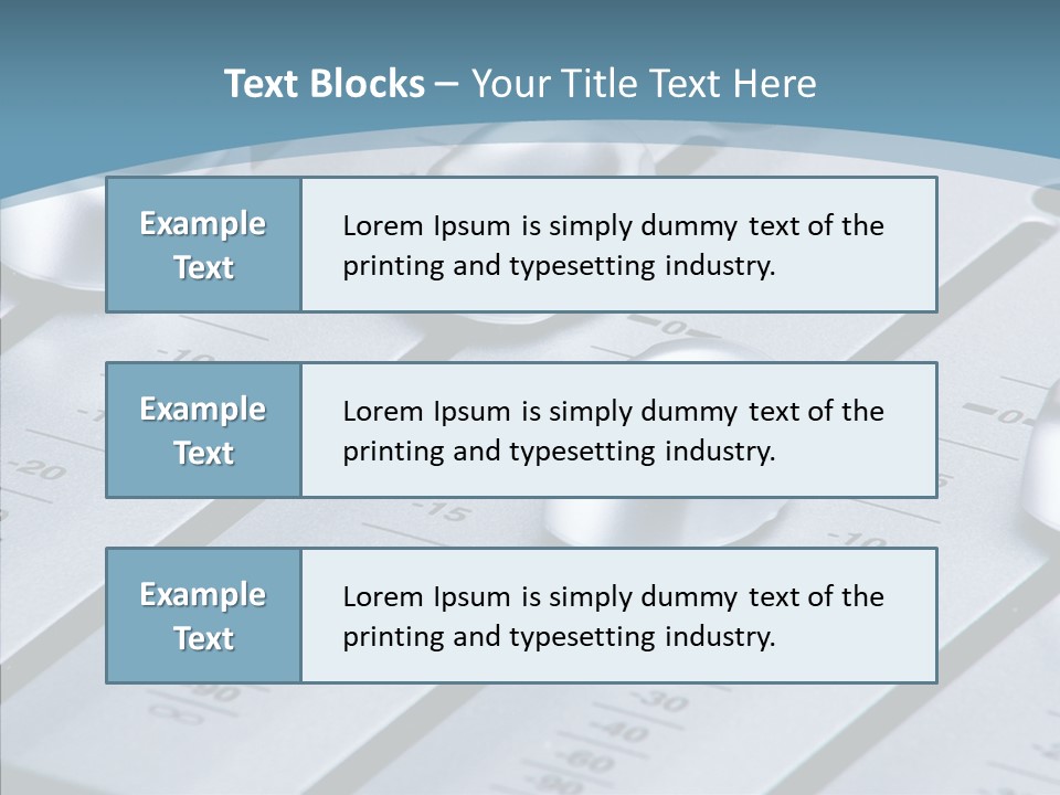 Soundboard Board Slider PowerPoint Template