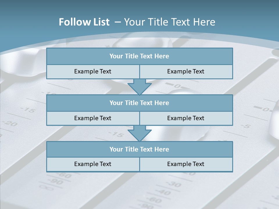 Soundboard Board Slider PowerPoint Template