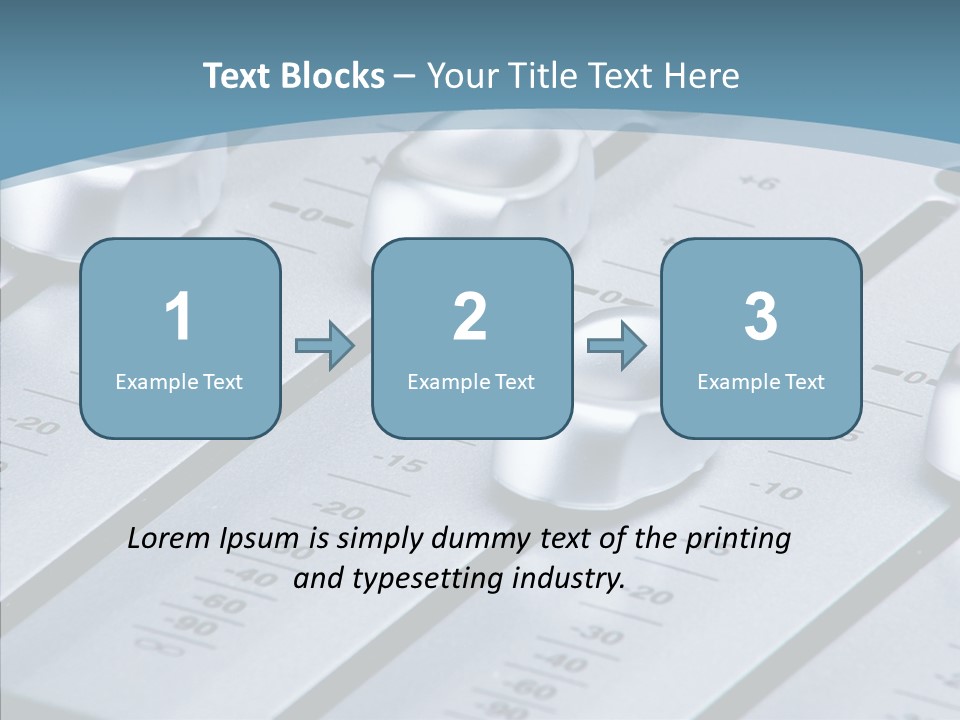 Soundboard Board Slider PowerPoint Template