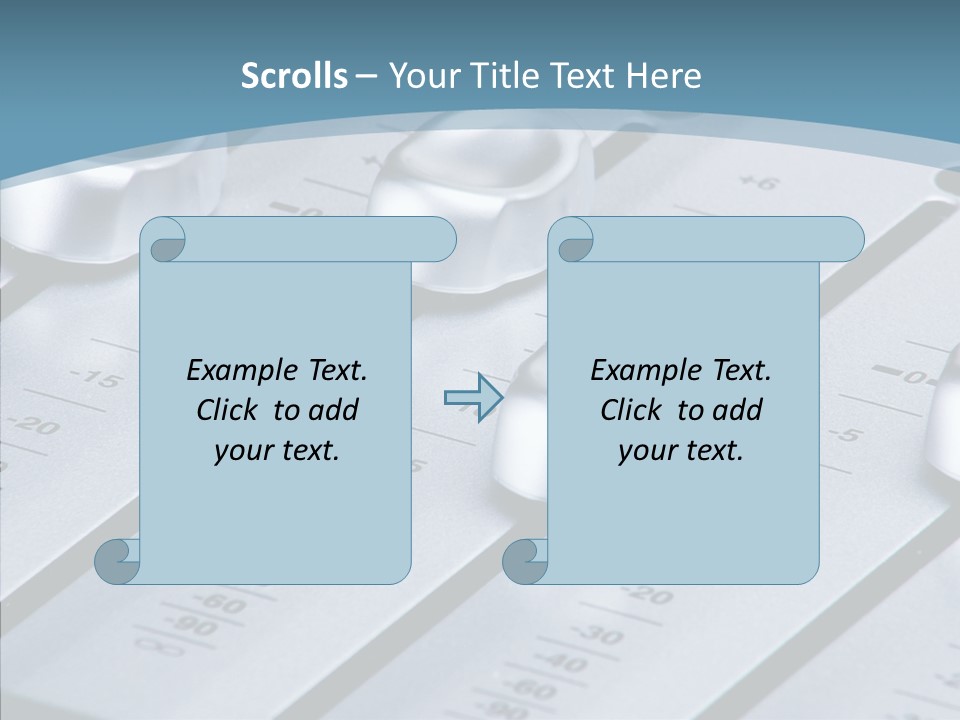 Soundboard Board Slider PowerPoint Template
