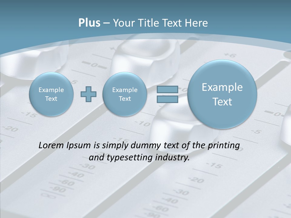 Soundboard Board Slider PowerPoint Template