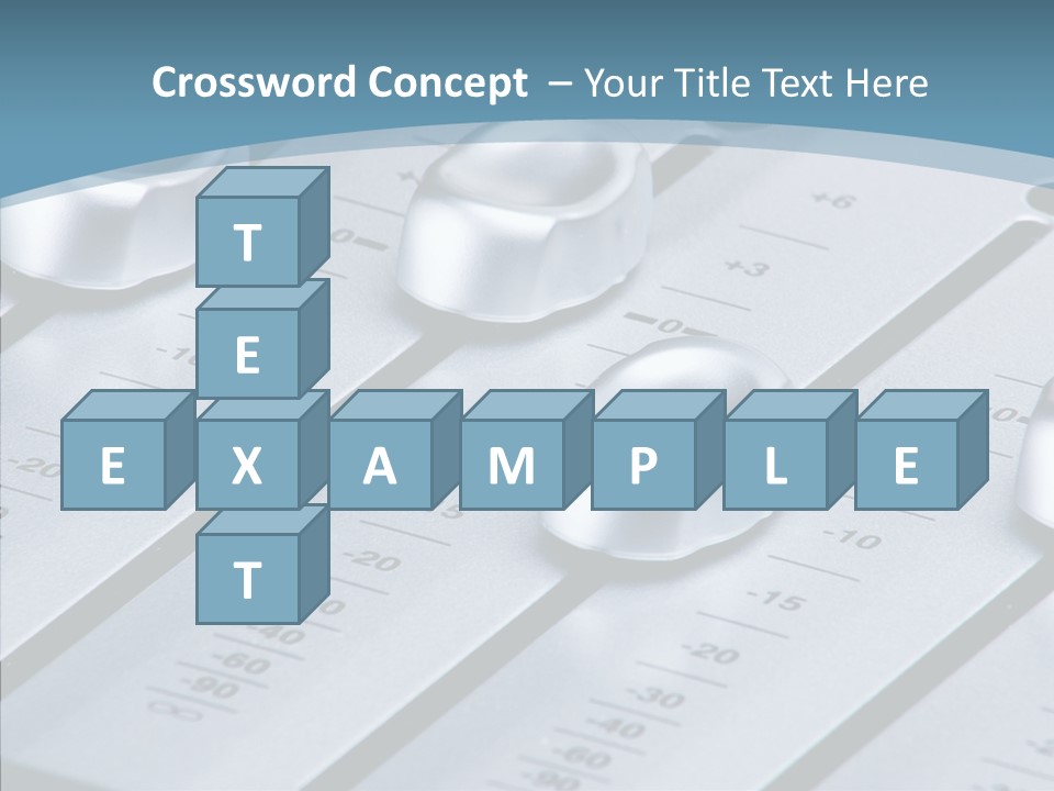 Soundboard Board Slider PowerPoint Template