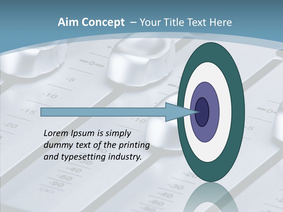 Soundboard Board Slider PowerPoint Template