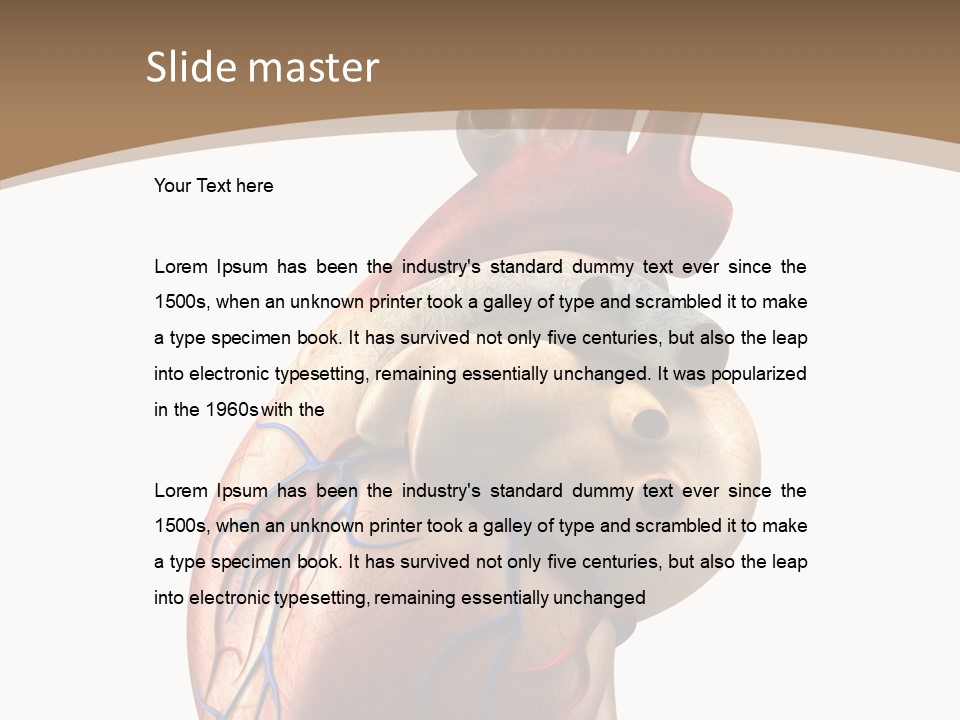 Health Care Real Cardiovascular PowerPoint Template