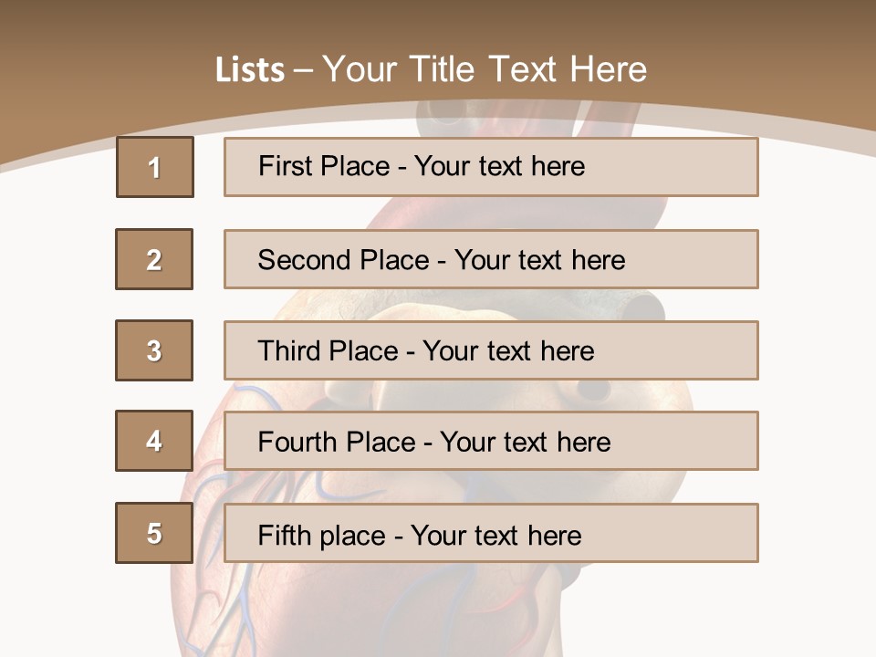 Health Care Real Cardiovascular PowerPoint Template