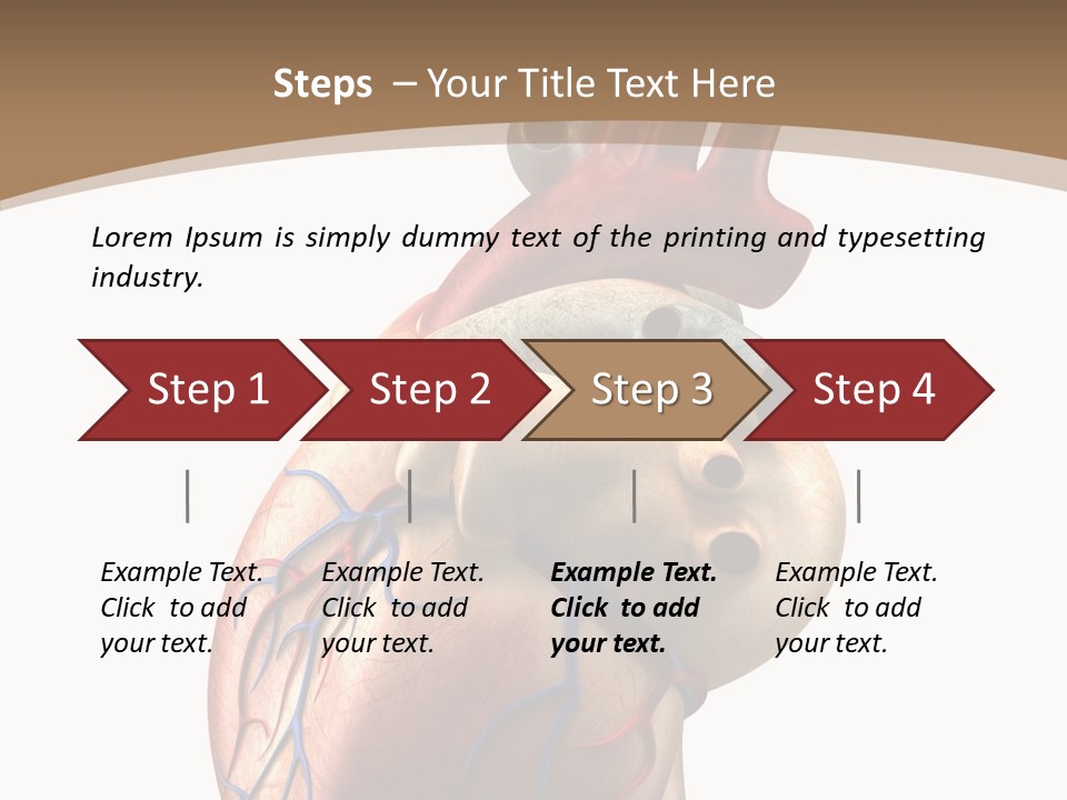 Health Care Real Cardiovascular PowerPoint Template