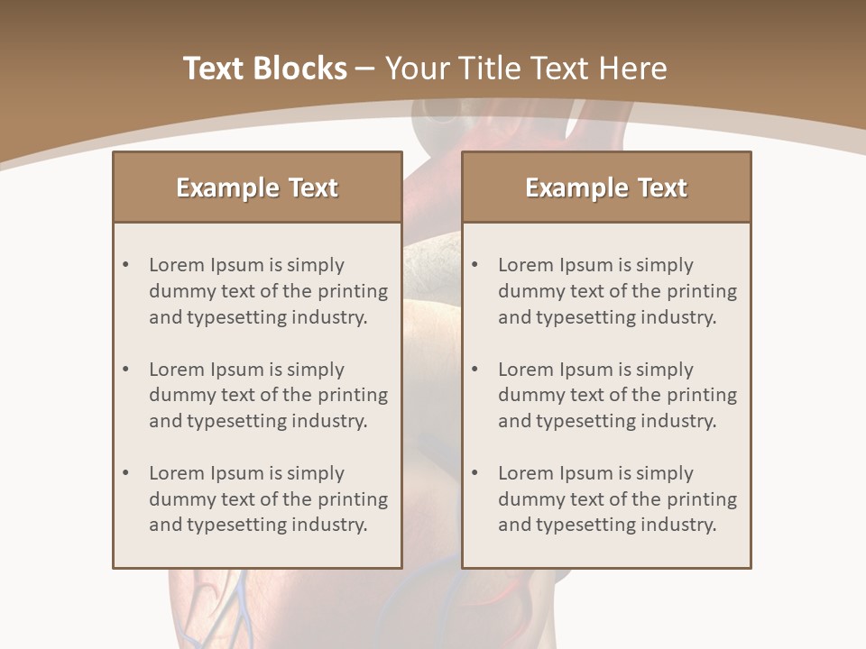 Health Care Real Cardiovascular PowerPoint Template