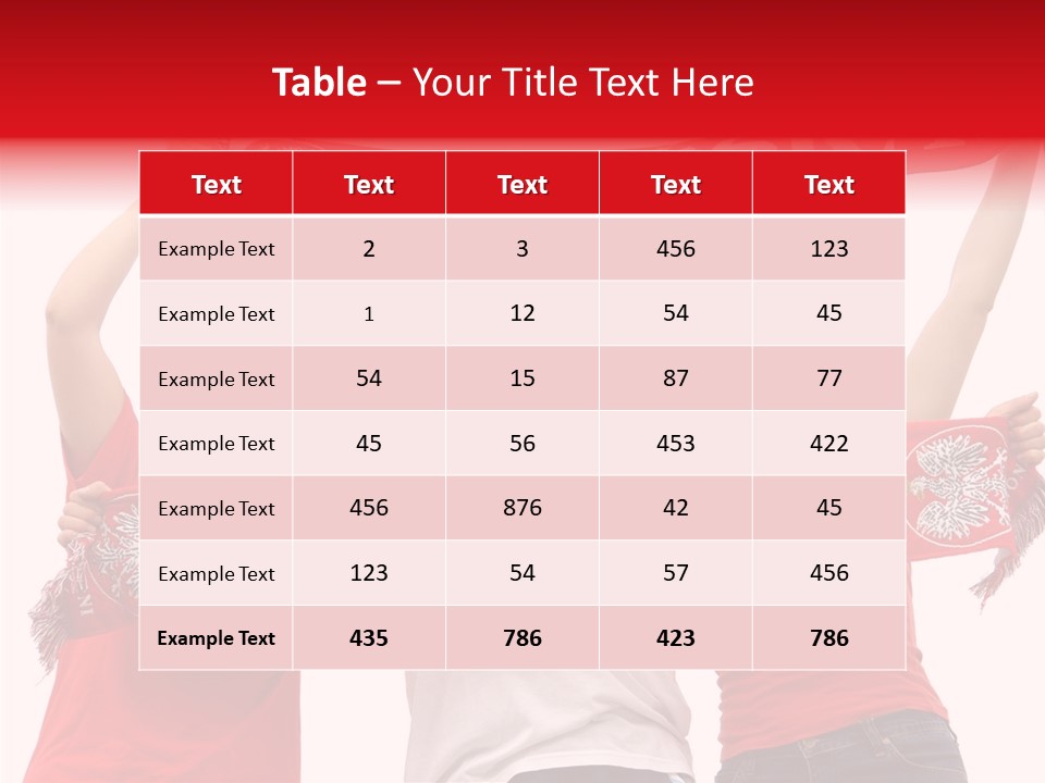 People White Women PowerPoint Template