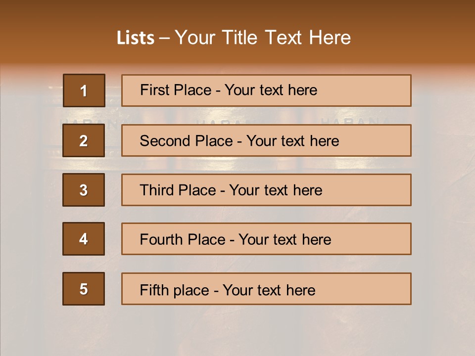 Business Cuban Cancer PowerPoint Template