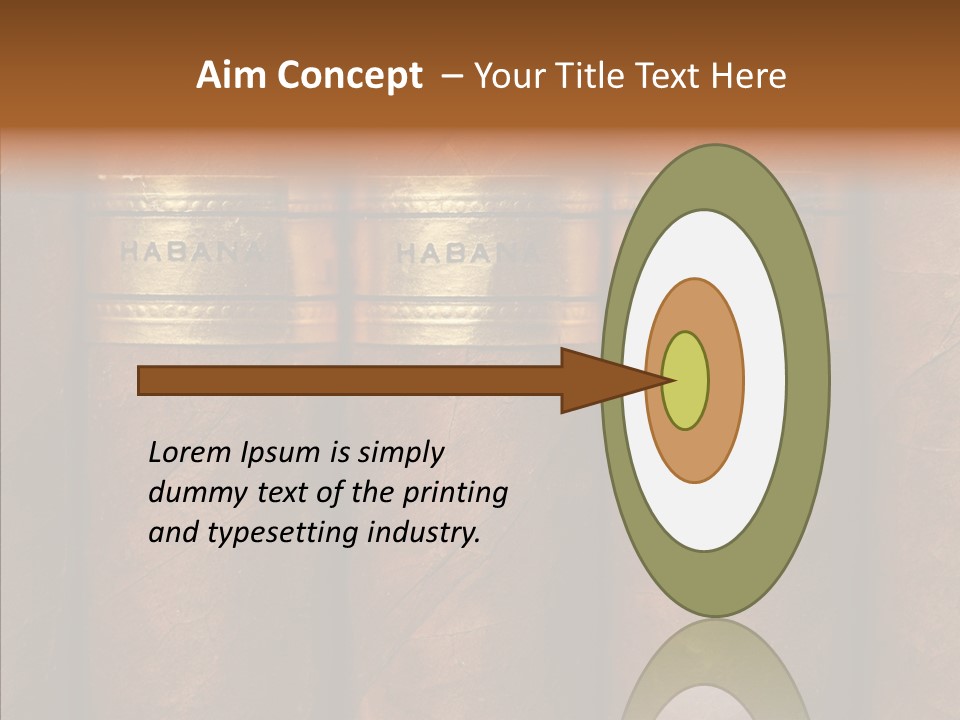 Business Cuban Cancer PowerPoint Template