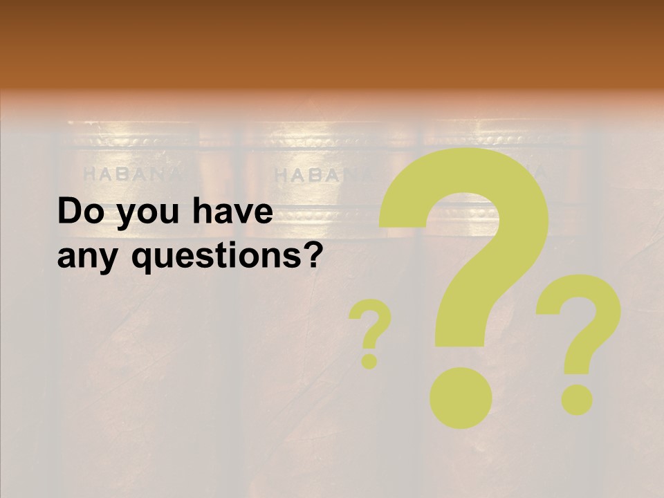 Business Cuban Cancer PowerPoint Template