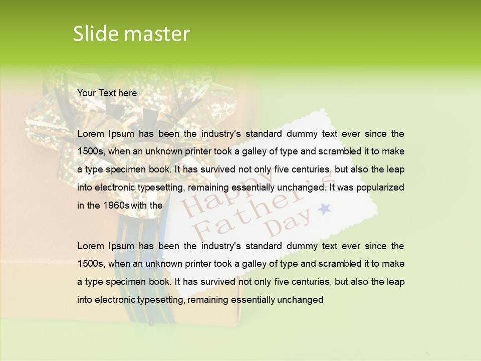 Parcel Package Shiny PowerPoint Template