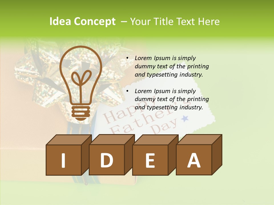 Parcel Package Shiny PowerPoint Template