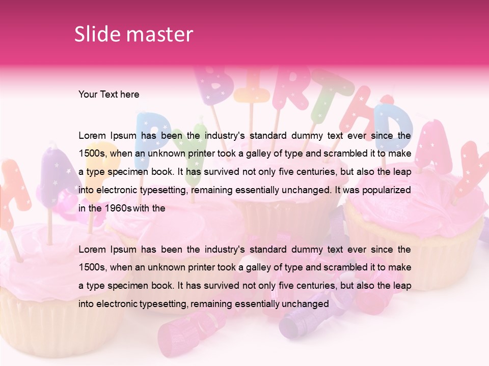 Snack Happy Birthday PowerPoint Template