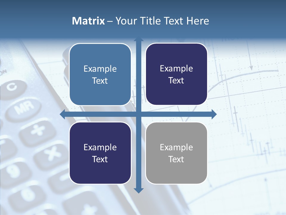 Business Calculator Average PowerPoint Template