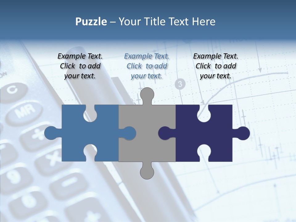 Business Calculator Average PowerPoint Template