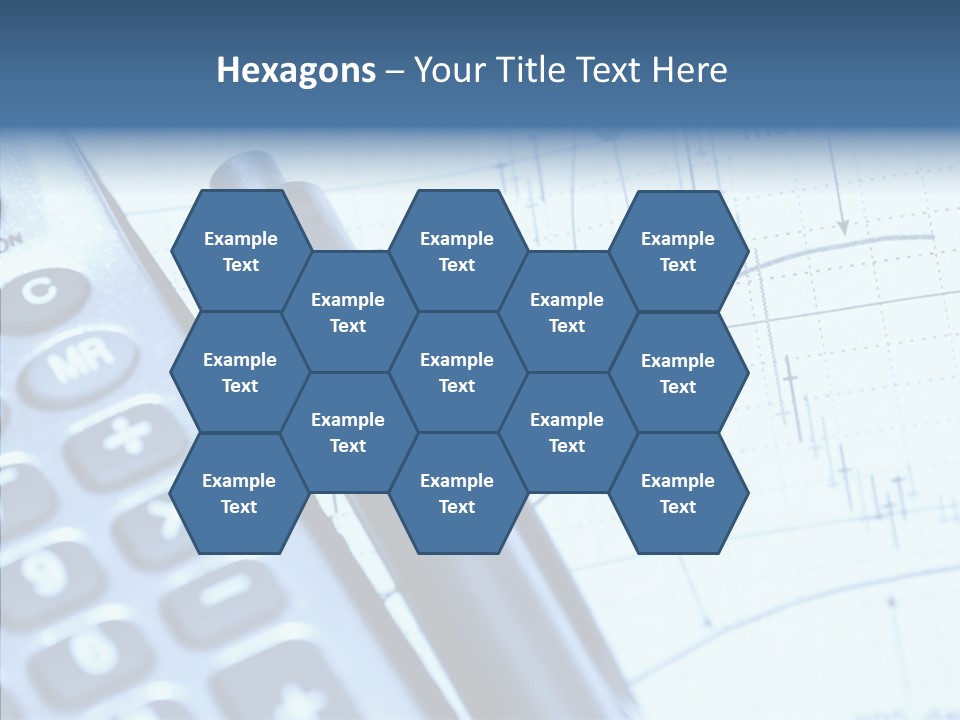 Business Calculator Average PowerPoint Template
