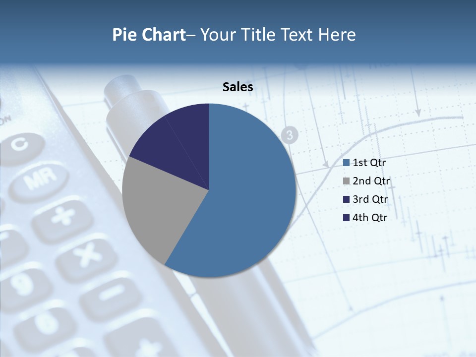 Business Calculator Average PowerPoint Template