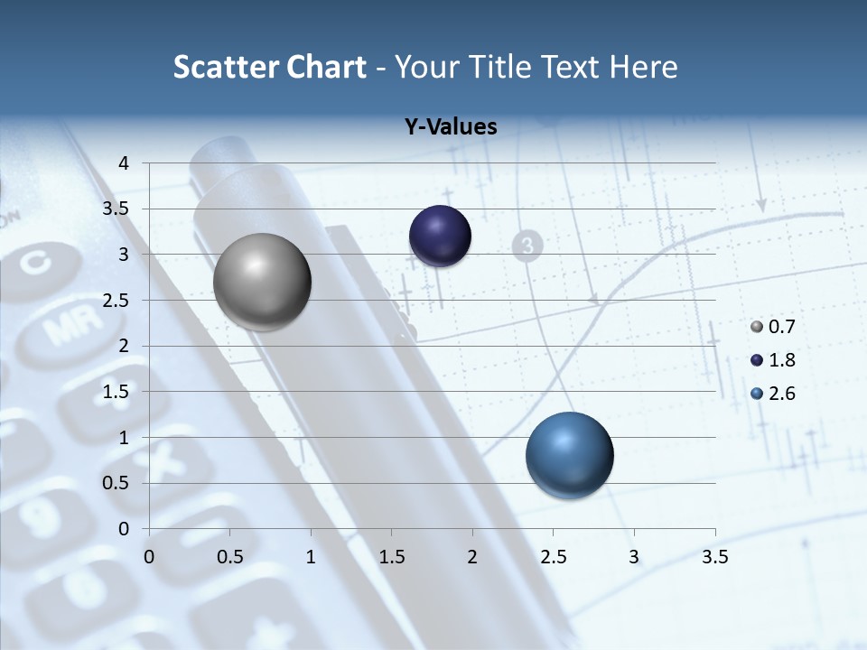 Business Calculator Average PowerPoint Template