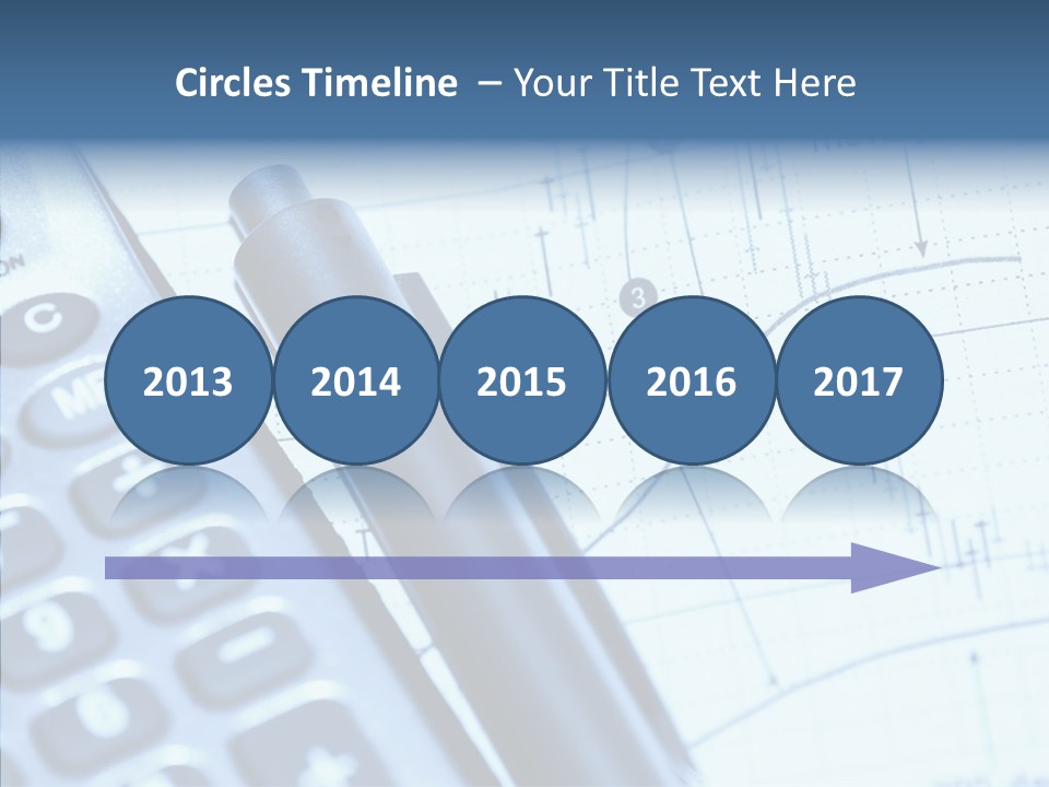 Business Calculator Average PowerPoint Template